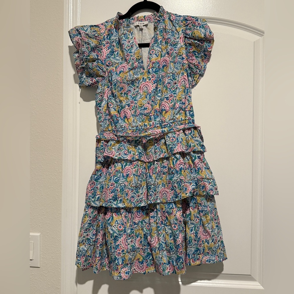 Fate Floral ruffle feminine Dress